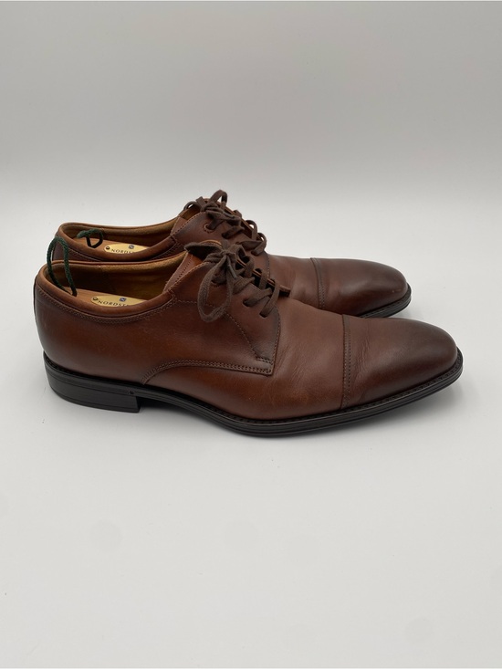 Florsheim Brown Cap-Toe Derby Leather Shoes main image 5